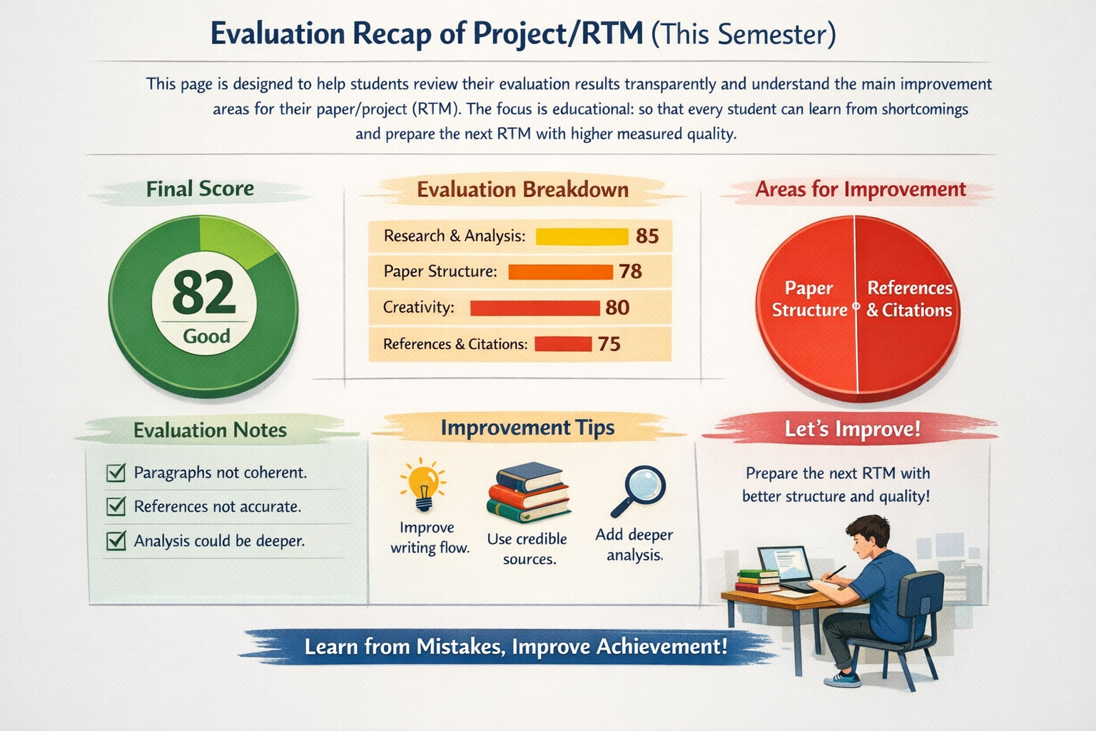 Project/RTM Assessment Feedback Page